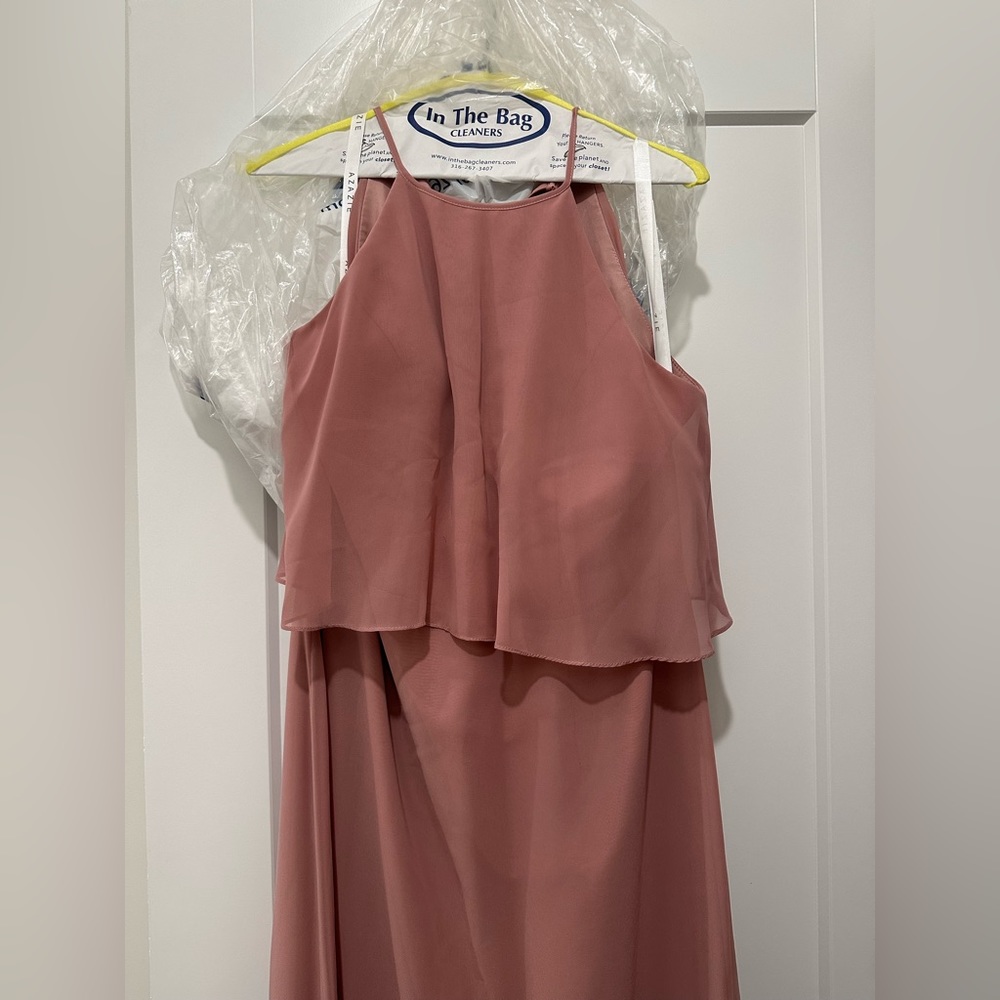 Azazie Size 10 formal dress. Blush/pink, EUC